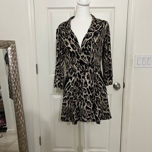 Eva Varro Animal Print Dress
